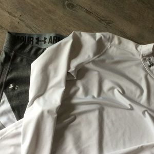 Under Armour size M set.  White/Grey/ Light Grey